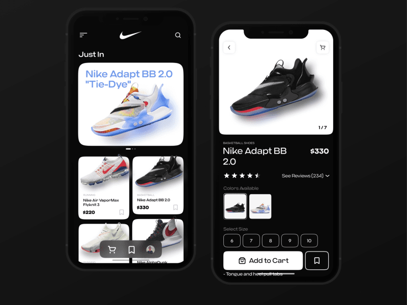 NIke Shoe App